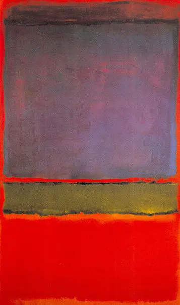No. 6 (Violet, Green, Red) (1951) - Mark Rothko