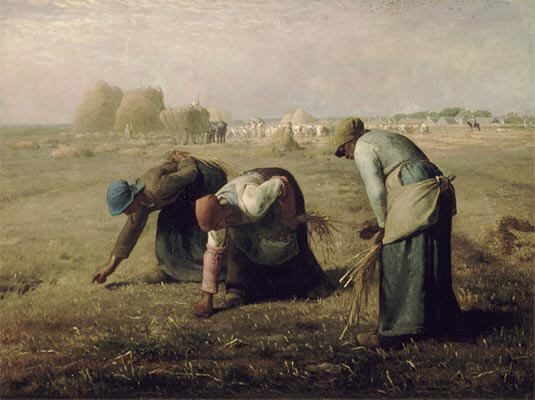 The Gleaners” (1857) by Jean-François Millet