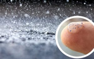 hạt vi nhựa trong nước mưa